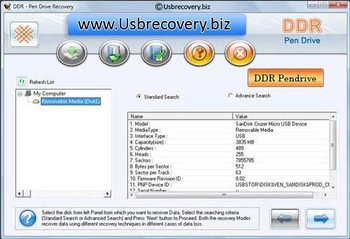 USB Recovery screenshot