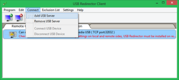 USB Redirector Client screenshot 2