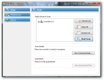 USB Worm Protection screenshot 2