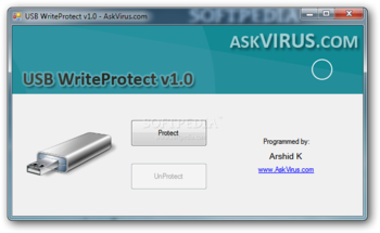 USB WriteProtect screenshot