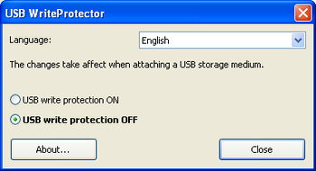 USB WriteProtector screenshot