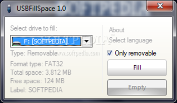USBFillSpace screenshot
