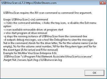 USBVirusScan screenshot