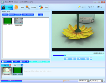uSeesoft DVD Creator screenshot