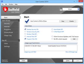 User Control screenshot