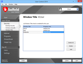 User Control screenshot 10