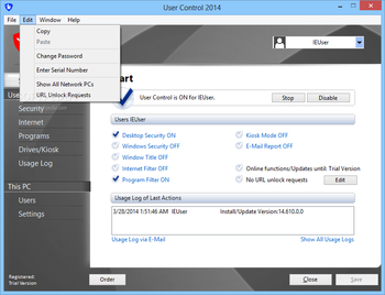 User Control screenshot 3