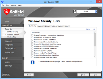 User Control screenshot 6