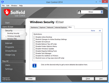 User Control screenshot 9