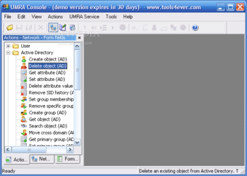 User Management Resource Administrator screenshot