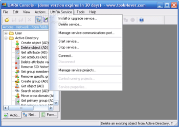 User Management Resource Administrator screenshot 2