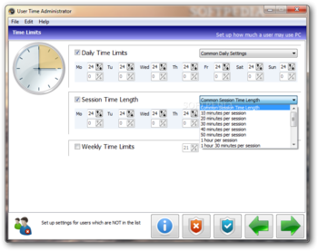 User Time Administrator screenshot 3