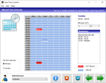 User Time Control screenshot 4