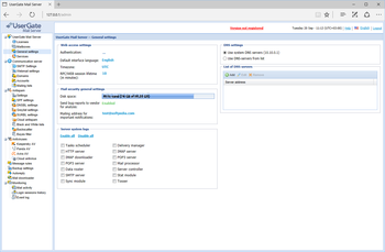 UserGate Mail Server screenshot 2