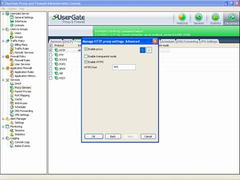 UserGate Proxy & Firewall screenshot