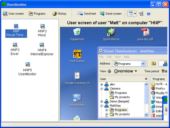 UserMonitor screenshot