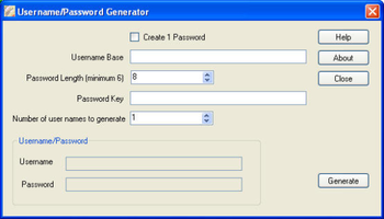 UserPass screenshot