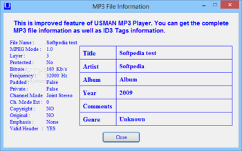 USMAN MP3 PLAYER screenshot 2