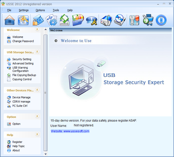 USSE screenshot