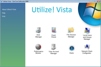 Utilize Vista screenshot