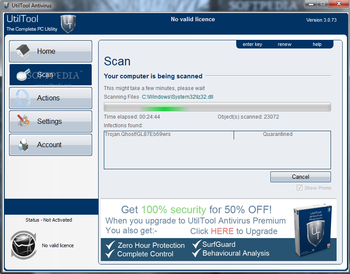 UtilTool Antivirus screenshot