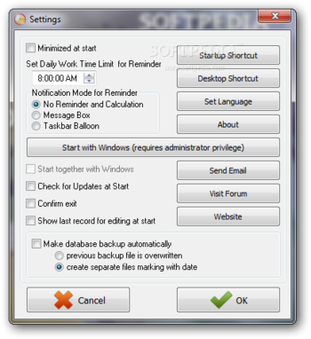 utlTimeLogger Portable screenshot 5