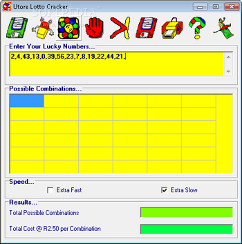 Utore Lotto Cracker screenshot