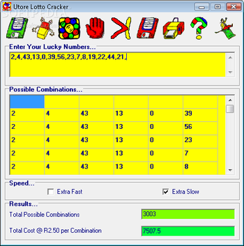 Utore Lotto Cracker screenshot 2