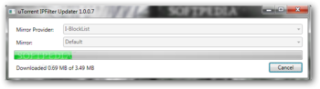 uTorrent IPFilter Updater screenshot