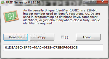 UUID Generator screenshot