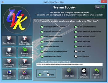 UVK - Ultra Virus Killer screenshot 2