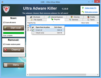 UVK - Ultra Virus Killer screenshot 7