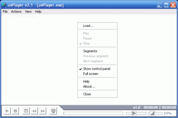 uvPlayer screenshot