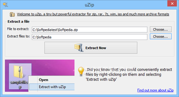 uZip screenshot