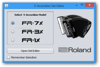 V-Accordion Set Editor screenshot