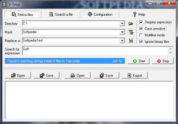 V-Grep screenshot