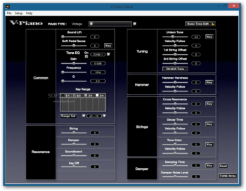 V-Piano Editor screenshot 2