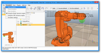 V-REP Player screenshot 2