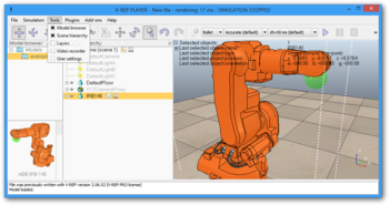 V-REP Player screenshot 3