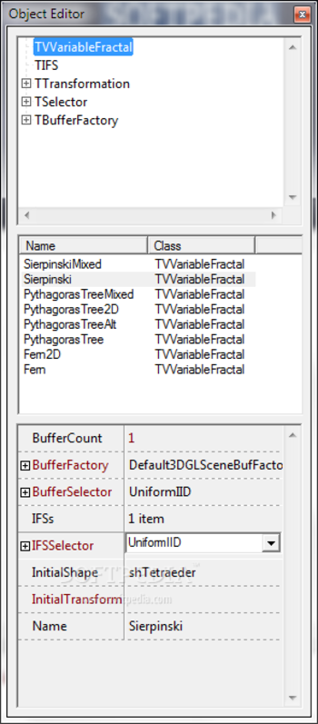 V-variable Fractal Generator screenshot 2