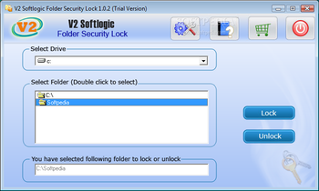 V2 Softlogic Folder Security Lock screenshot