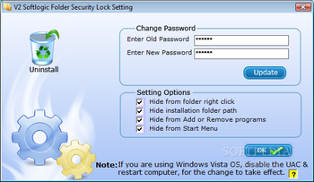 V2 Softlogic Folder Security Lock screenshot 2