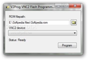 V2PROG VNC2 Programming Tool screenshot