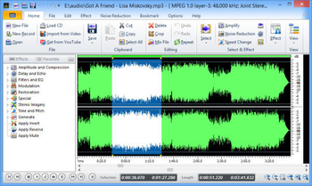 VAIS Audio Editor screenshot