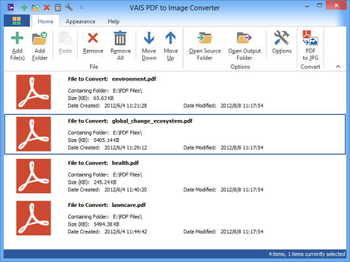VAIS PDF to Image Converter screenshot