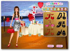 Valentine Romantic Dinner Dress Up screenshot 3
