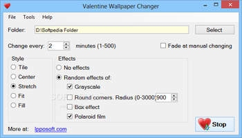 Valentine Wallpaper Changer screenshot