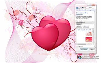 Valentine's Day Windows 7 Theme screenshot