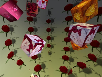 Valentines 3D Photo Screensaver screenshot