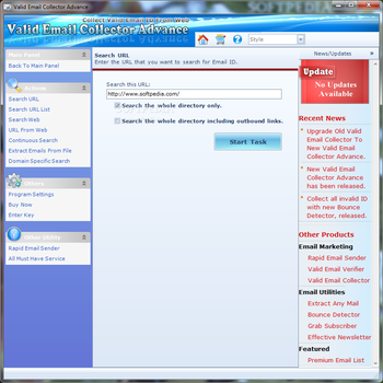 Valid Email Collector Advance screenshot 2